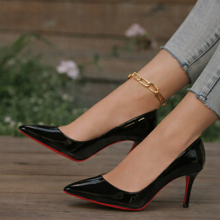 Isaura | Stilettos de Mujer de Charol con Punta Fina - 6