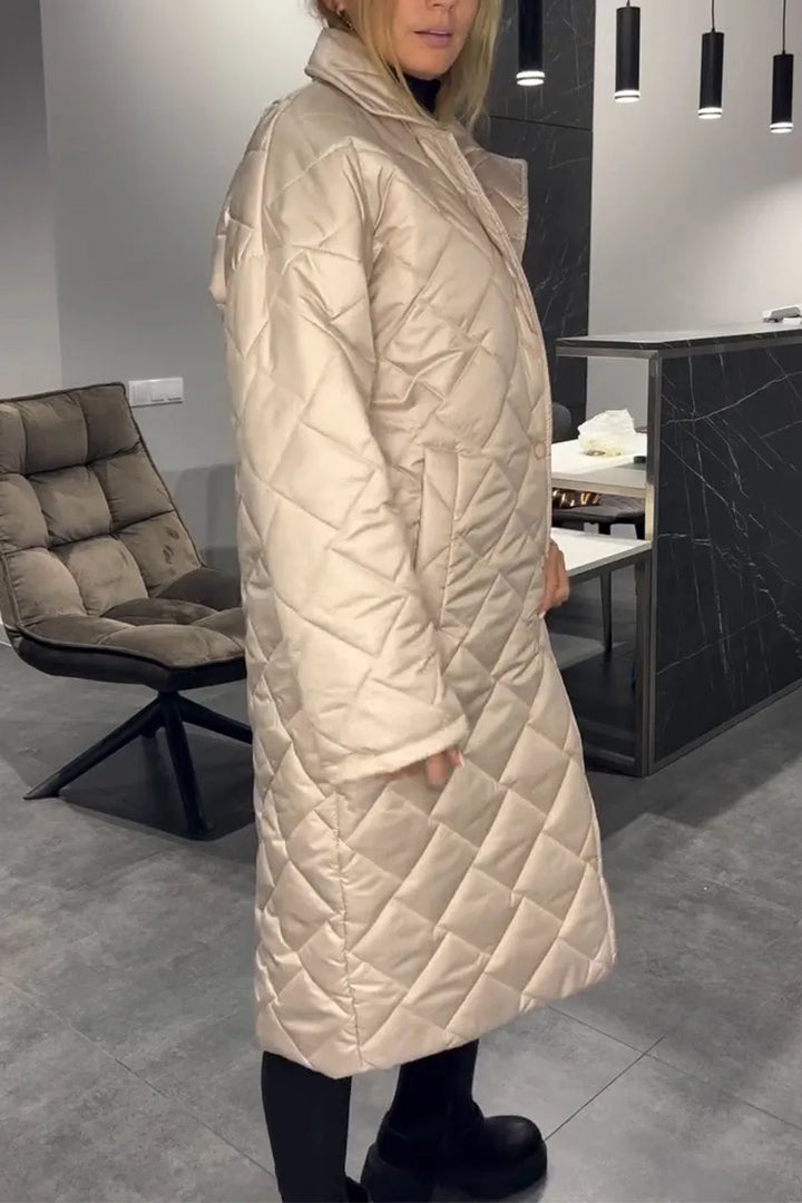 Genoveva | Abrigo Acolchado Elegante Reversible