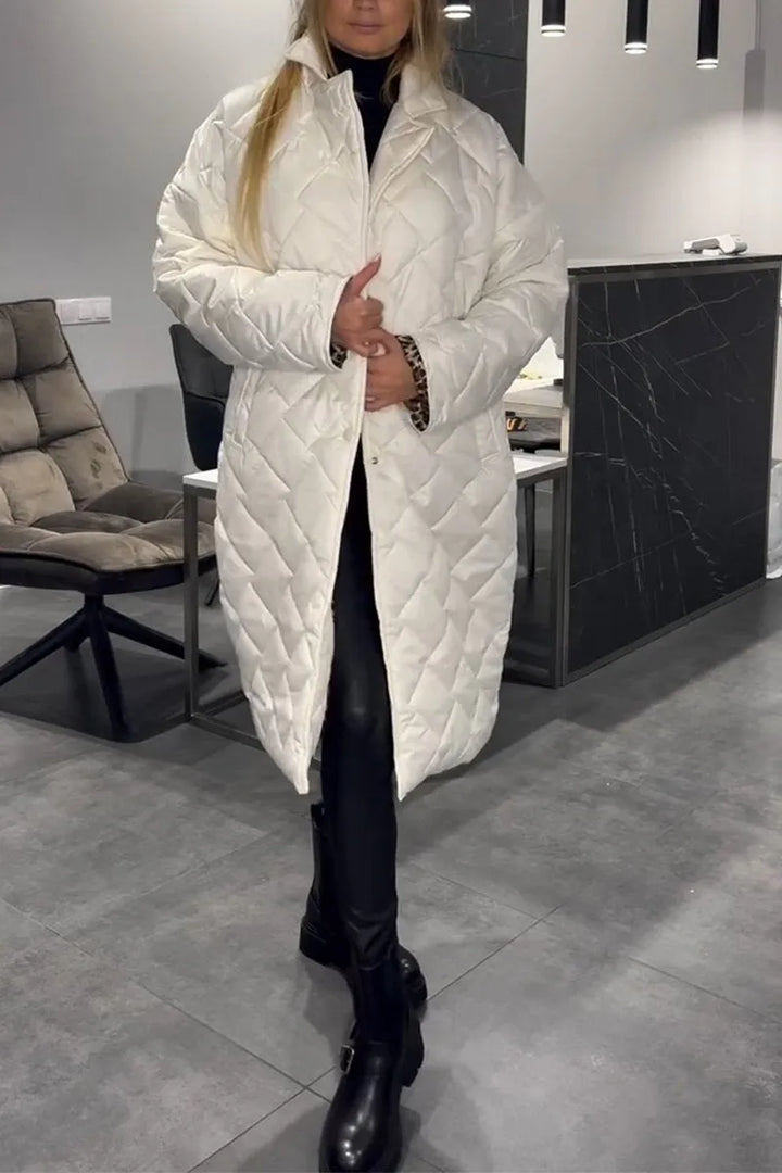 Genoveva | Abrigo Acolchado Elegante Reversible