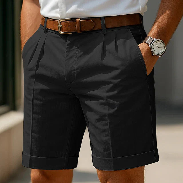 Diego | Pantalones Cortos De Verano Plisados Para Hombres