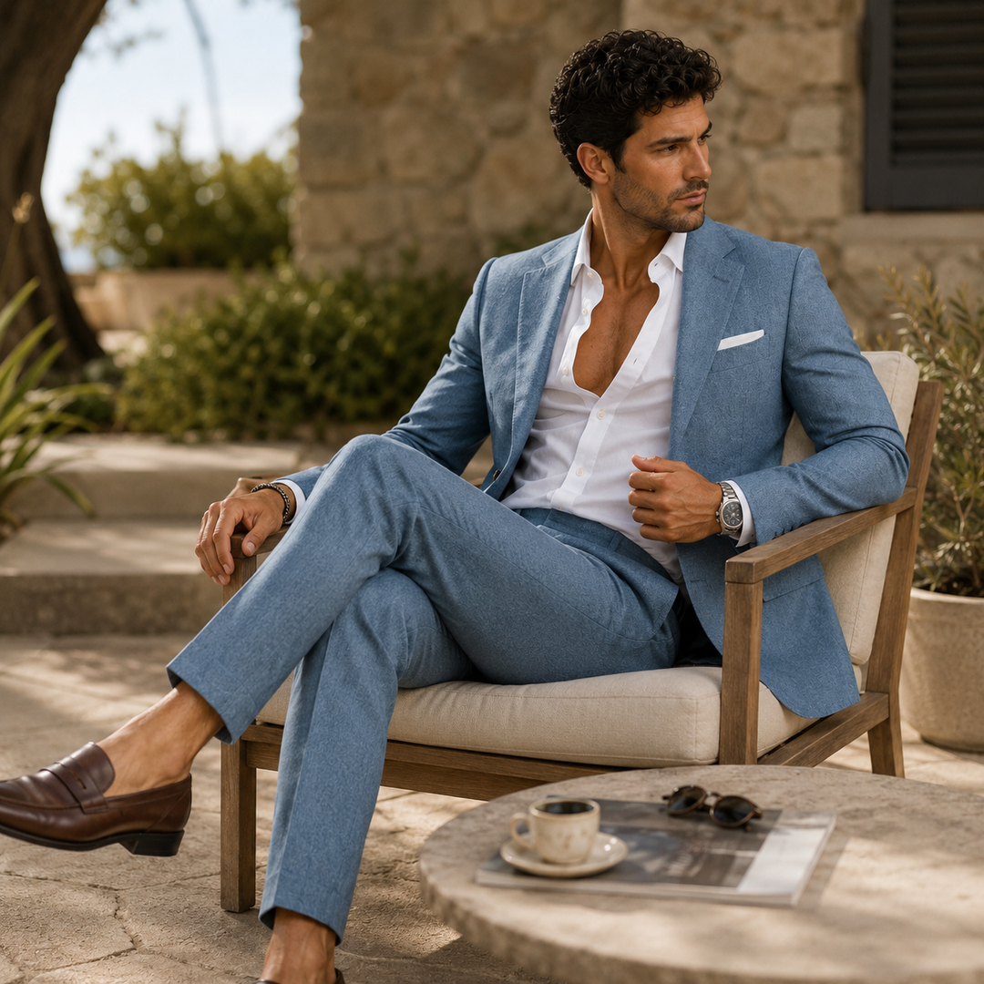 Leandro | Traje Completo de Hombre Ligero y Transpirable - 9