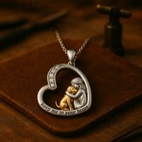 Emery™ | Collar Colgante de Perro Corazón