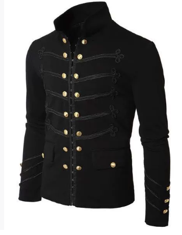 Hilario - Chaqueta de Hombre de Cuello Alto Diseño Moderno