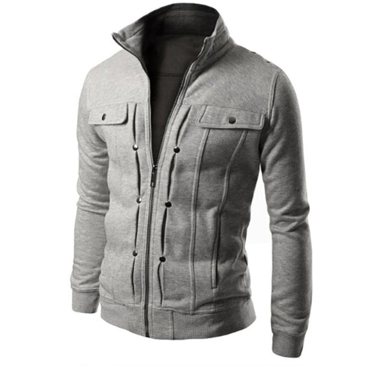 Ezequiel | Chaqueta de Hombre con Cremallera y Cuello Alto
