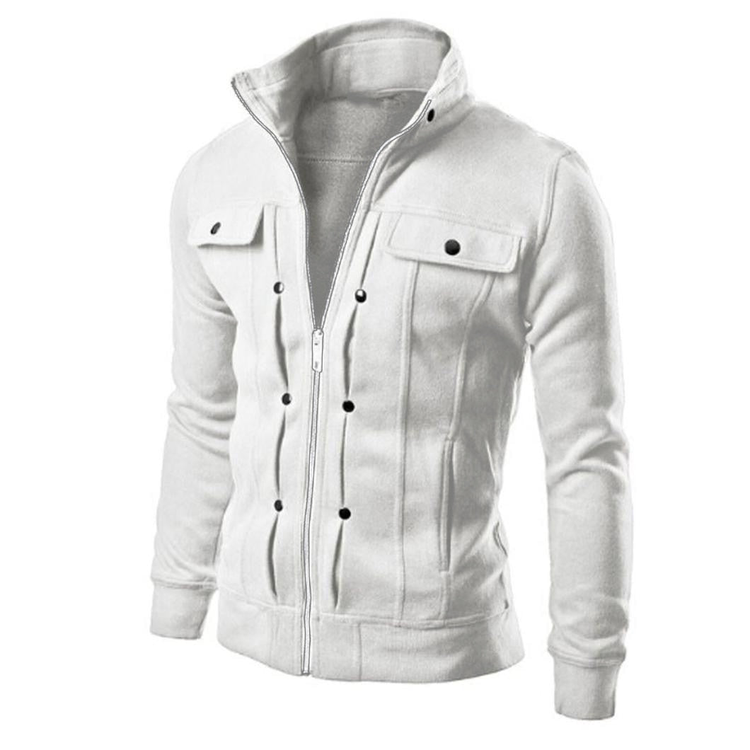 Ezequiel | Chaqueta de Hombre con Cremallera y Cuello Alto