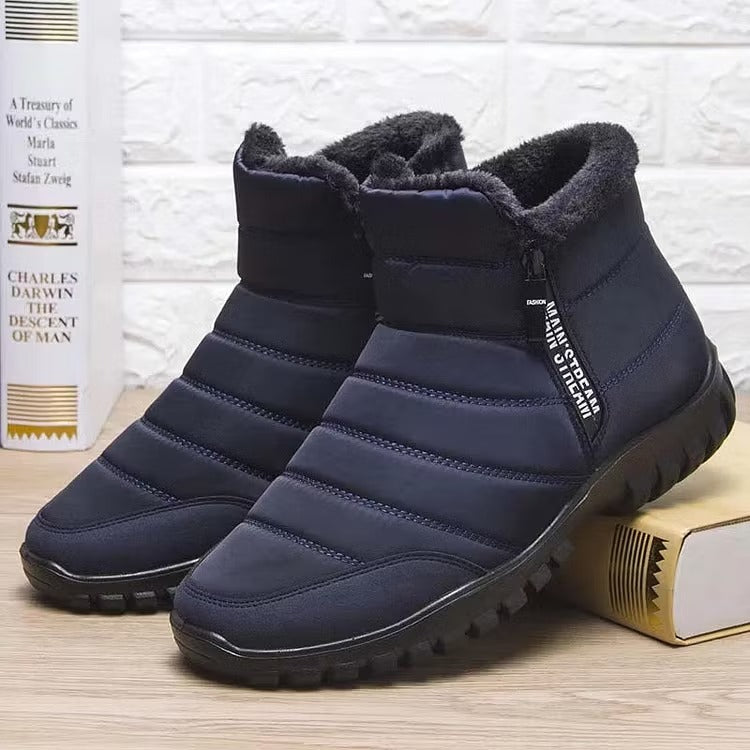 Plácido | Botas de Nieve de Hombre Forradas con Cremallera Lateral