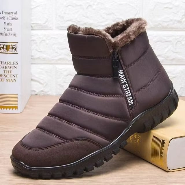Plácido | Botas de Nieve de Hombre Forradas con Cremallera Lateral