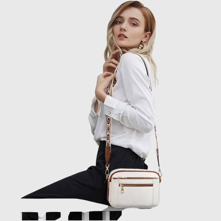 Ana | Bolso de Hombro con Correa Floral