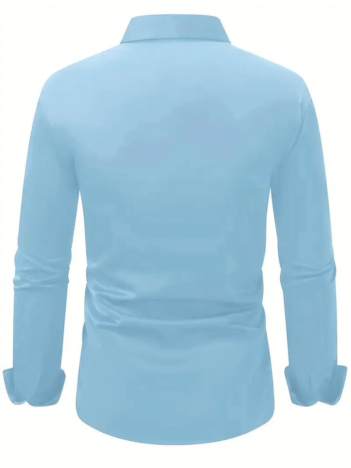 Nemesio | Camisa de Vestir sin Arrugas para la Oficina - 17