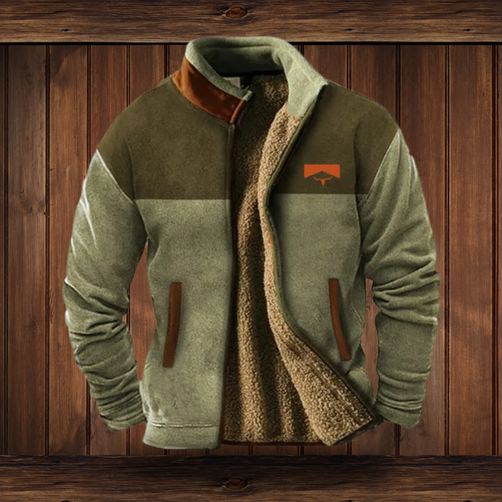 Julián | Chaqueta de Hombre de Forro Polar Estampado