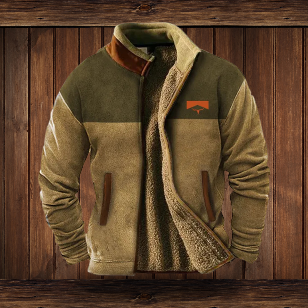 Julián | Chaqueta de Hombre de Forro Polar Estampado