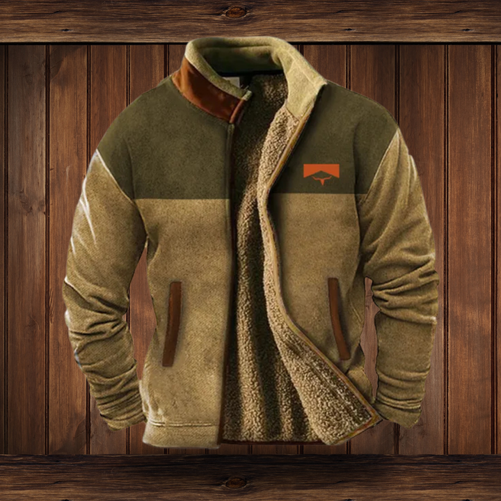 Julián | Chaqueta de Hombre de Forro Polar Estampado
