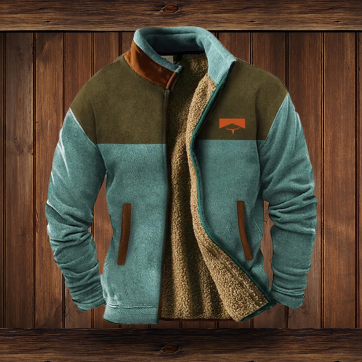Julián | Chaqueta de Hombre de Forro Polar Estampado