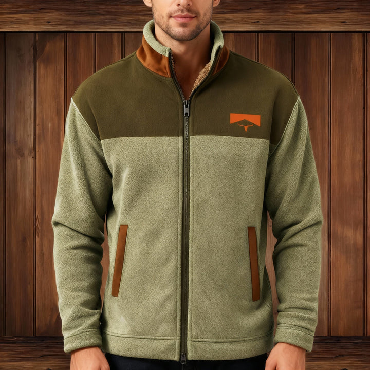 Julián | Chaqueta de Hombre de Forro Polar Estampado