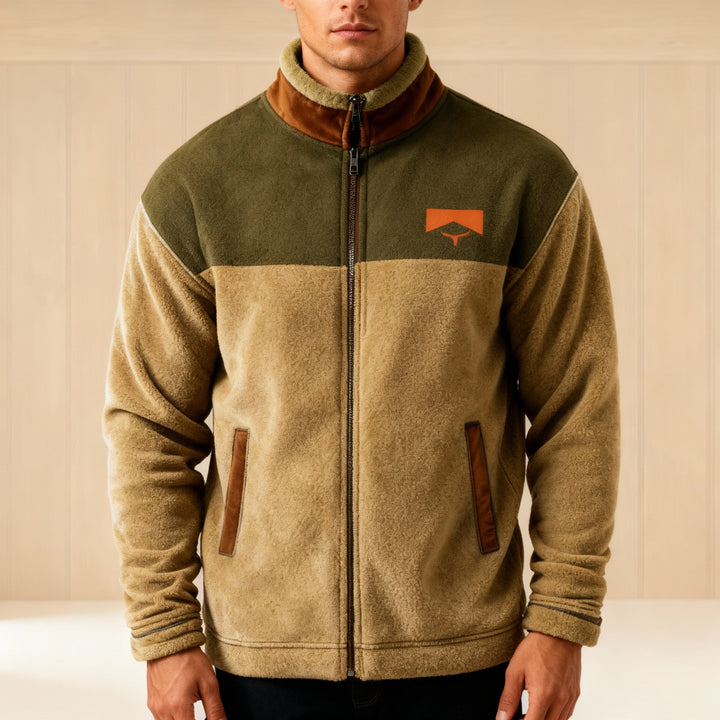 Julián | Chaqueta de Hombre de Forro Polar Estampado