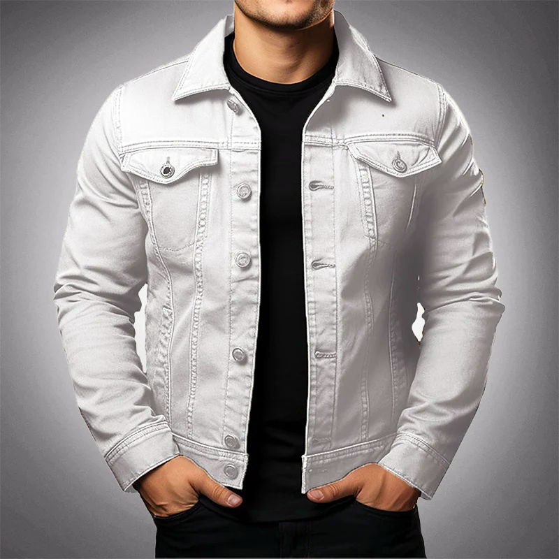 Óscar - Chaqueta Vaquera de Hombre con Cuello