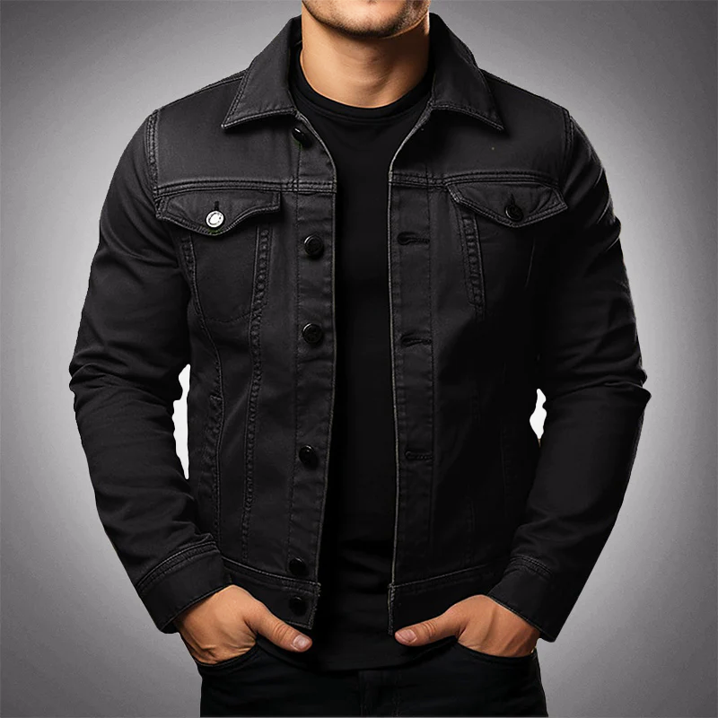 Óscar - Chaqueta Vaquera de Hombre con Cuello