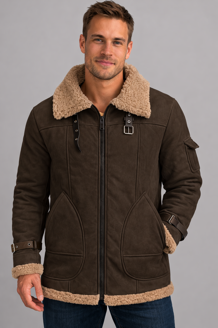 Ismael | Chaqueta de Aviador de Hombre Forrada