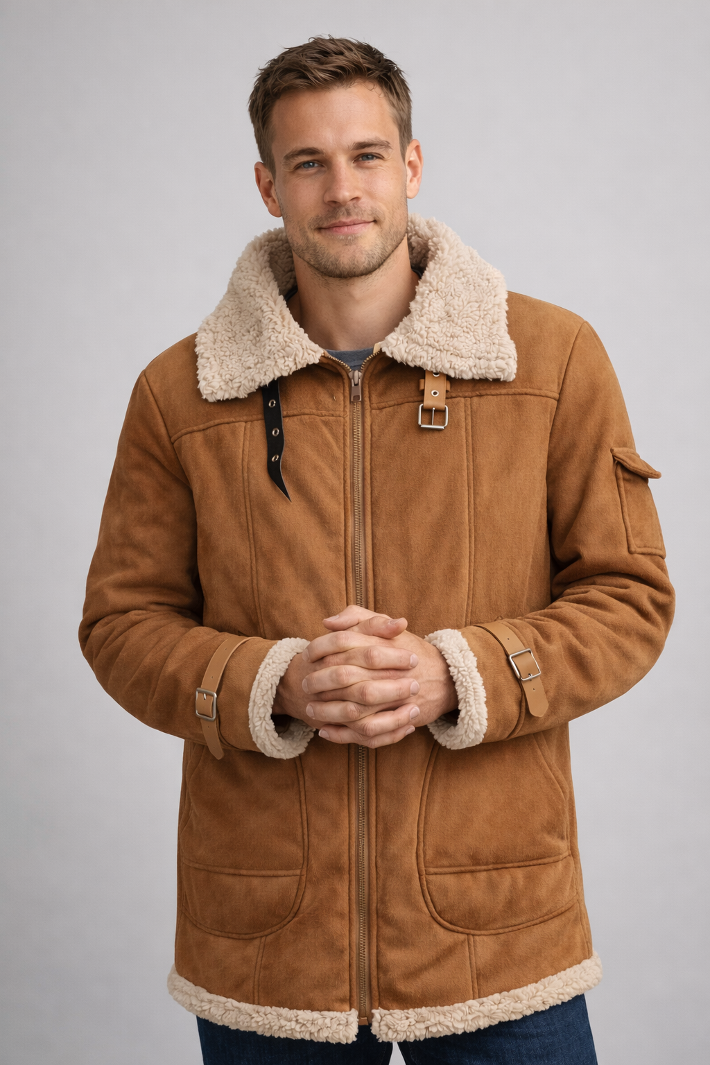 Ismael | Chaqueta de Aviador de Hombre Forrada