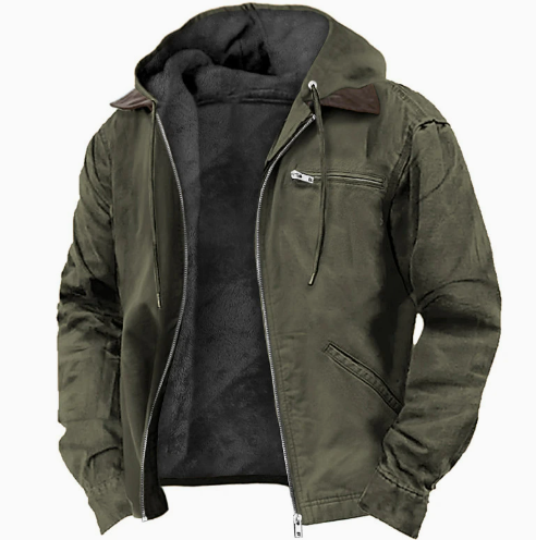 Marcos | Chaqueta de Hombre con Capucha Resistente al Clima