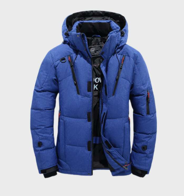 Cosme | Parka de Invierno de Hombre Aislante con Capucha