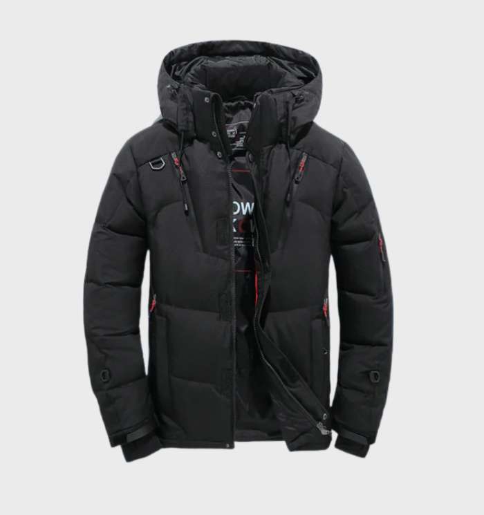 Cosme | Parka de Invierno de Hombre Aislante con Capucha