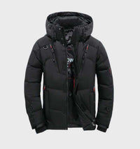 Cosme | Parka de Invierno de Hombre Aislante con Capucha