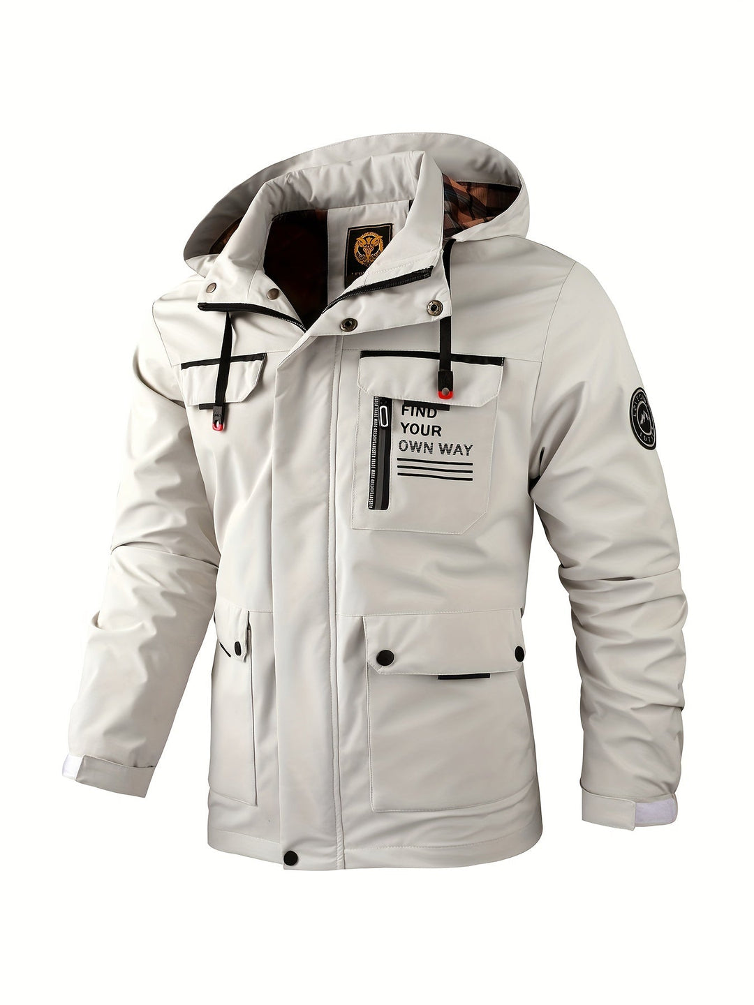 Vicente | Chaqueta Impermeable de Hombre con Capucha