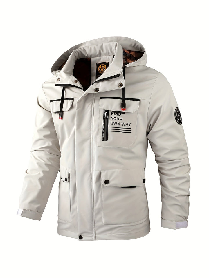 Vicente | Chaqueta Impermeable de Hombre con Capucha
