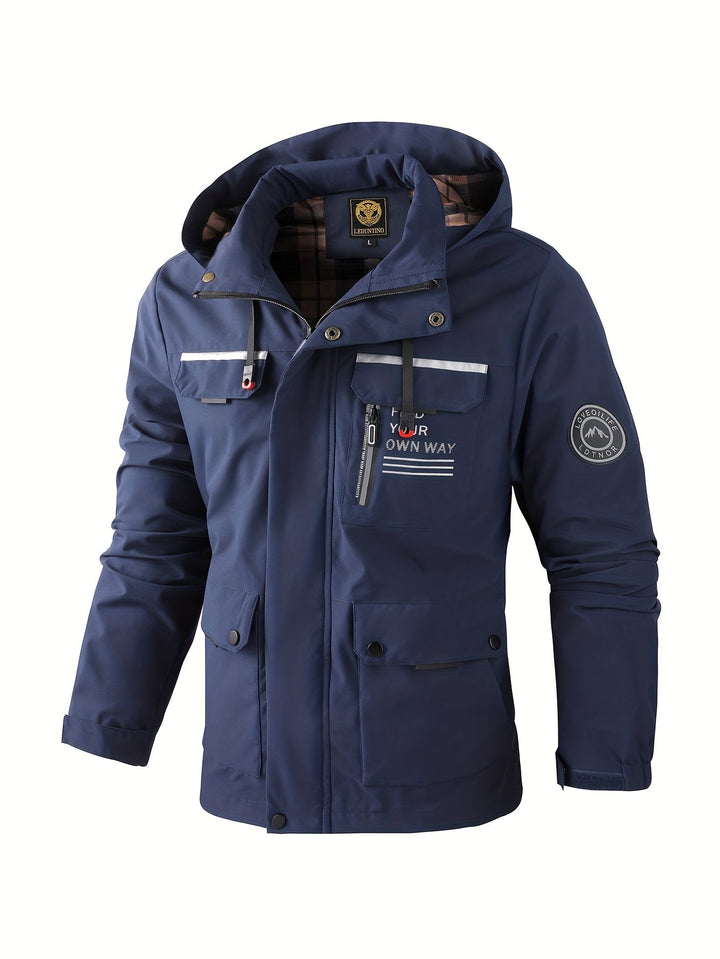 Vicente | Chaqueta Impermeable de Hombre con Capucha