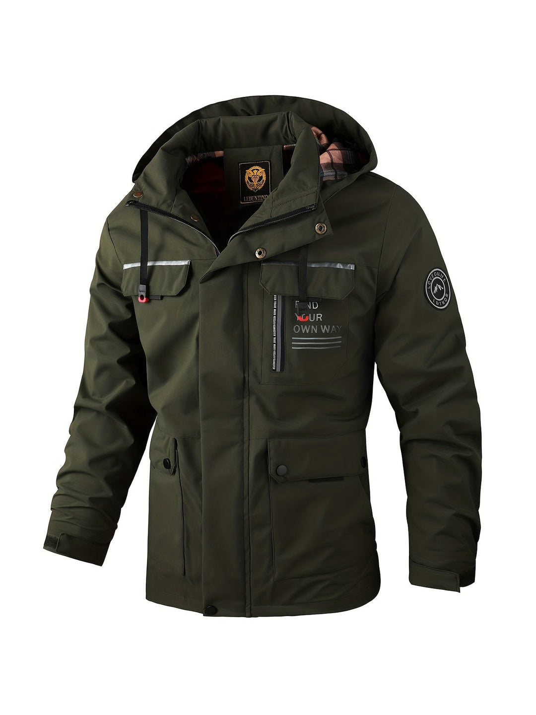 Vicente | Chaqueta Impermeable de Hombre con Capucha