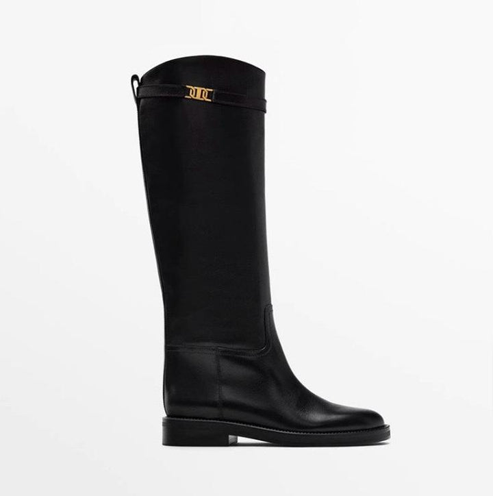 Plácida | Botas Elegantes Altas hasta la Rodilla - 1