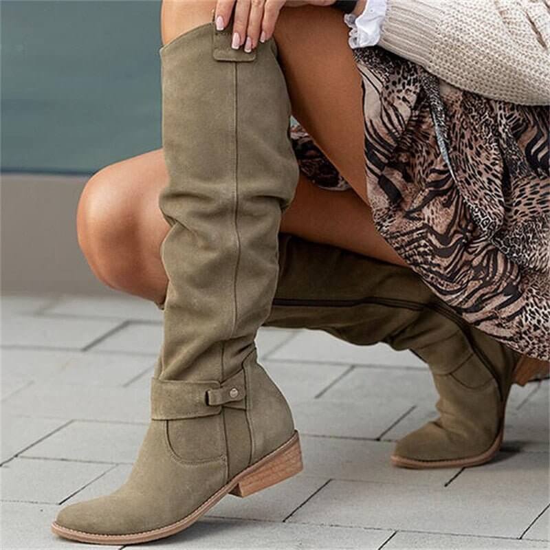 Primitiva | Botas Elegantes de Mujer con Suela Cómoda - Verde