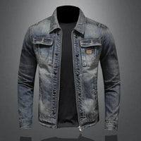 Jaime | Chaqueta Vaquera de Hombre de Cuello Alto