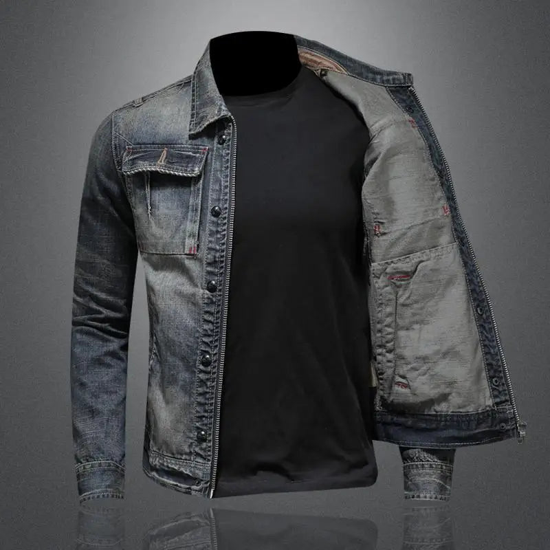 Jaime | Chaqueta Vaquera de Hombre de Cuello Alto