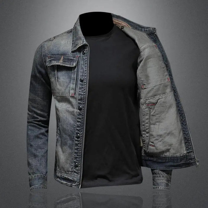 Jaime | Chaqueta Vaquera de Hombre de Cuello Alto