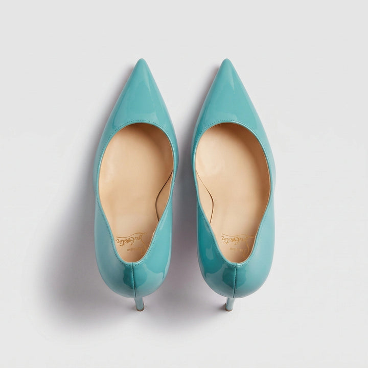 Sinforosa | Stilettos Clásicos de Punta Fina Brillante - 5