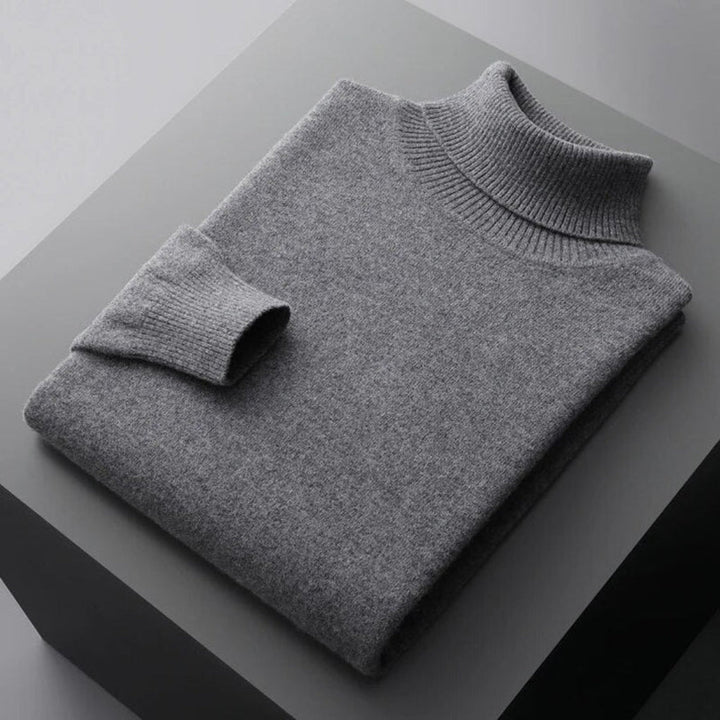 Anacleto | Jersey de Cuello Alto de Hombre de Punto Refinado