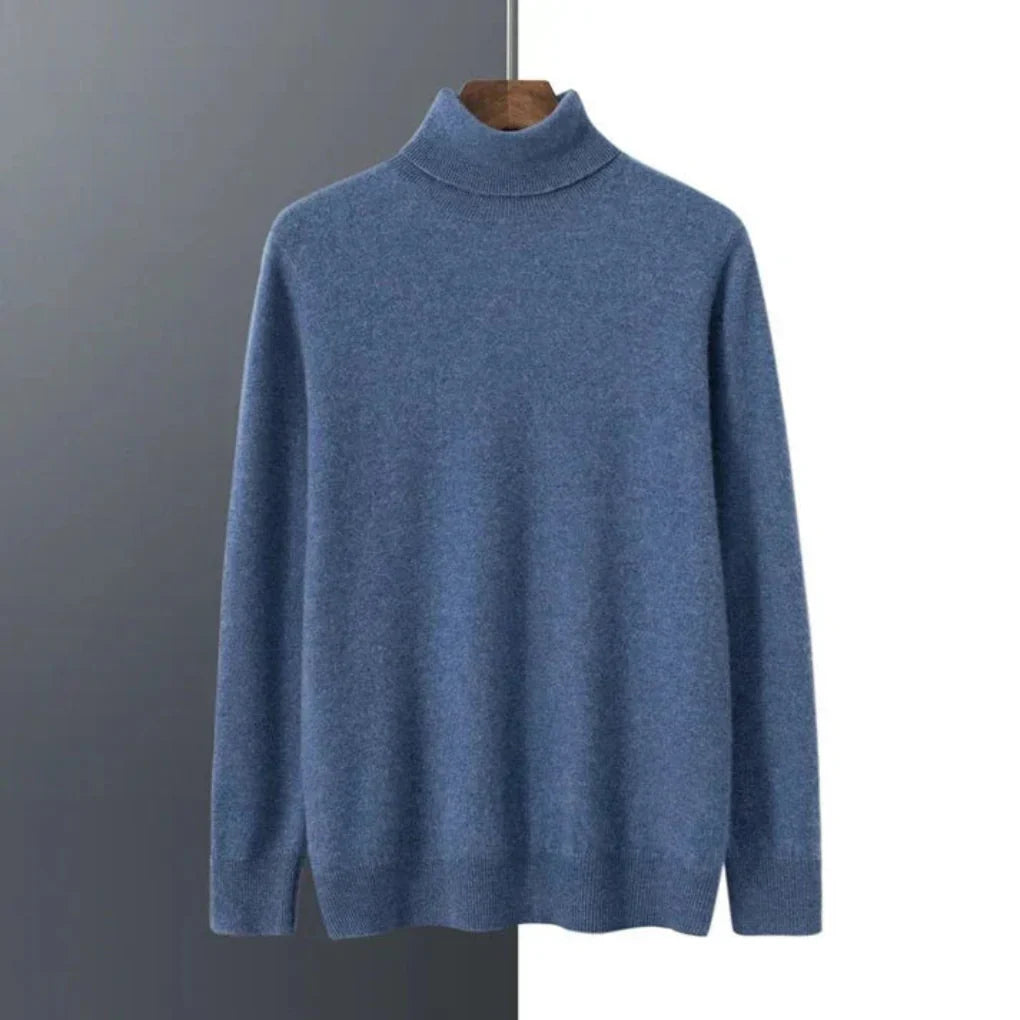 Anacleto | Jersey de Cuello Alto de Hombre de Punto Refinado