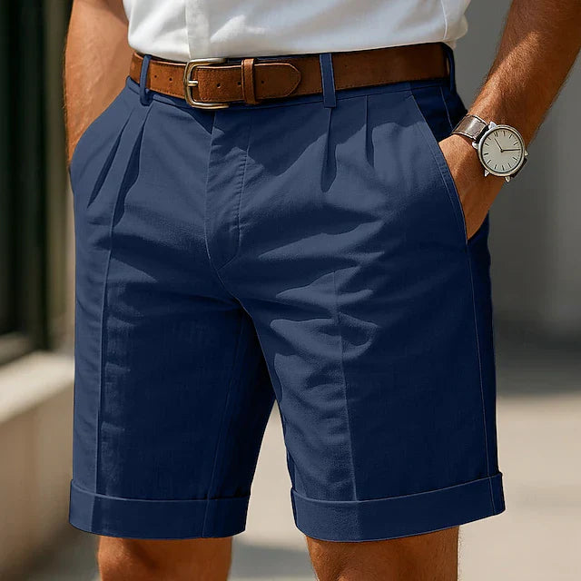 Diego | Pantalones Cortos De Verano Plisados Para Hombres